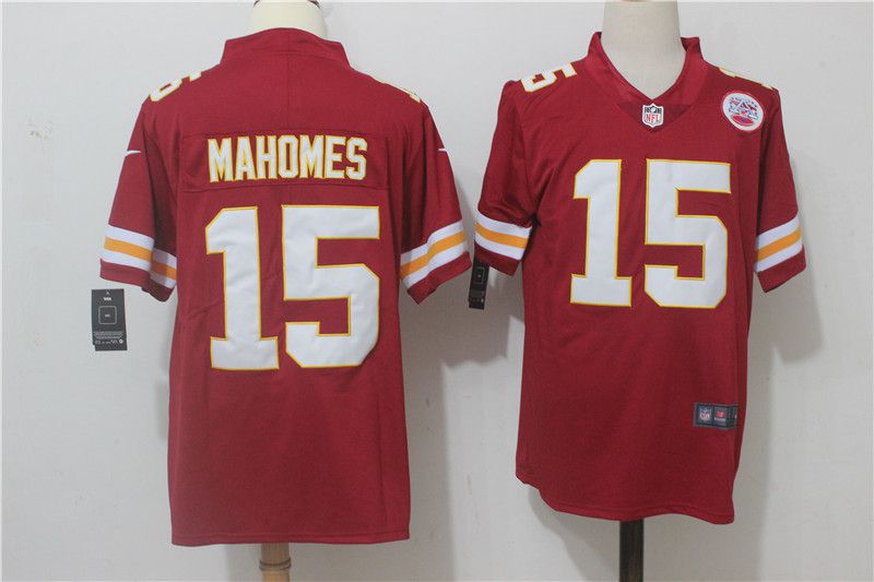 Men Kansas City Chiefs #15 Mahomes Red Nike Vapor Untouchable Limited NFL Jerseys->carolina panthers->NFL Jersey